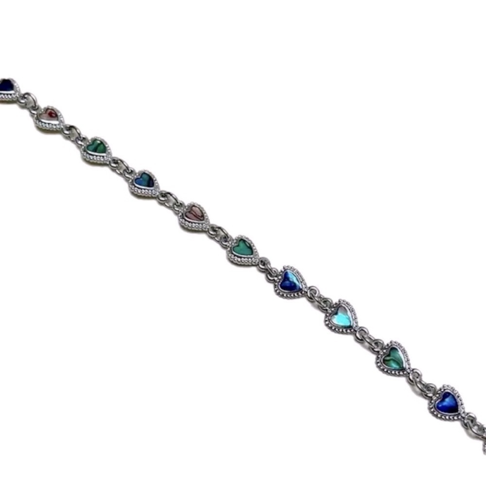 👋 🆕 3/$15 NATURAL SHELL HEART SHAPED BRACELET